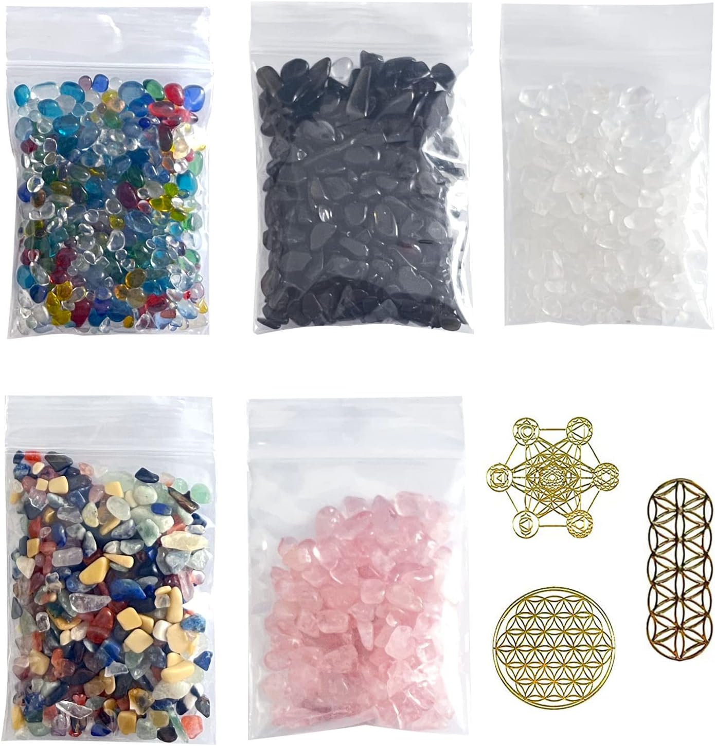 3-5Mm Crystal Crushed Stone for Resin Art Supplies Kit，Stone Crushed Crystal Qua-image