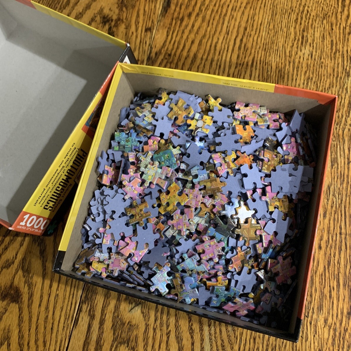 The Simpsons Family Photomosaics Puzzle 1000 Piece Robert Silvers