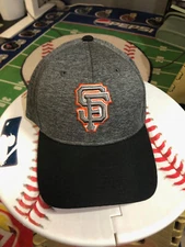 San Francisco Giants MLB Shadow Tech 2-Tone Flex Heathered Gray Baseball Cap Hat