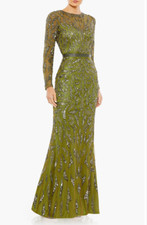 mac duggal gown 6 long sleeve