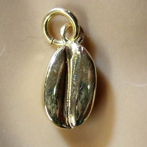 18 ct GOLD heavy solid coffee bean | eBay