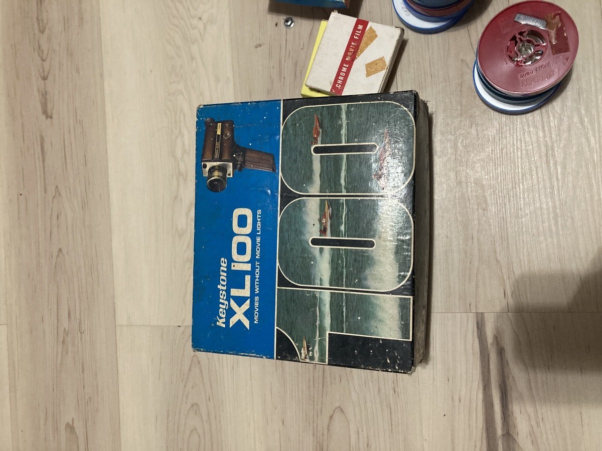 Vintage Keystone XL100 Super 8 Film Camera In Original Box And
