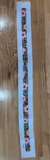 Voila Hand painted Needlepoint Belt Canvas- Pink Hibiscus Flower- 45" Inches