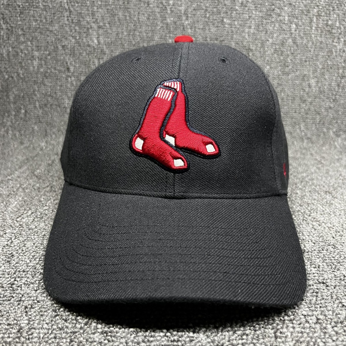 Boston Red Sox '47 Brand MVP Hat Black Adjustable MLB Cap Hook-and-Loop