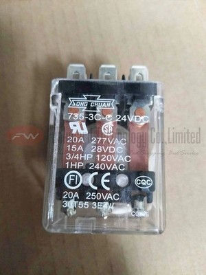 735-3C-C 12VDC 24VDC Power Relay for Air Conditioner 20A 250VAC 11 Pins #iv
