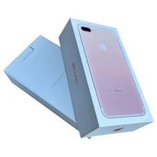 Apple iPhone 7 Plus Empty Box Only White Phone Case Storage Rose