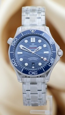 Omega Seamaster Diver 300M Automatik Blau NEU 21030422003001 Original Papiere 