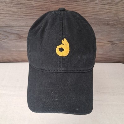 Okay Sign Hand Gesture Symbol Zephyr Sample Embroidered Baseball Cap Dad hat