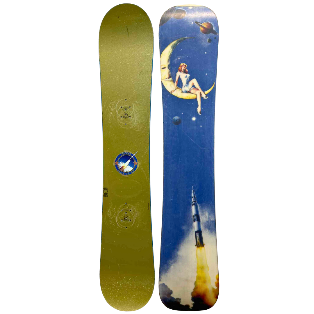 Burton RIPPEY Mission 156cm Snowboard Rocket Rare Classic
