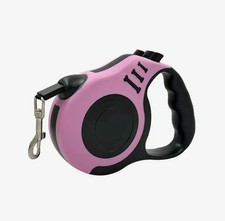 Retractable Dog Leash 16.5' - Pink - Free Shipping