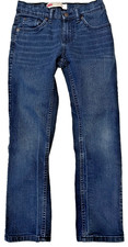 Levi s 511 Slim with ability adjust the waist - Dark Blue - Size 10 Kids/Juniors