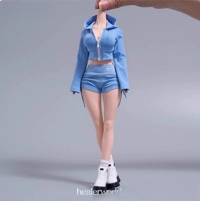 1Set 1/6 Scale Female Warrior Sportswear Cool Clothes Fit for 12'' Action Figure