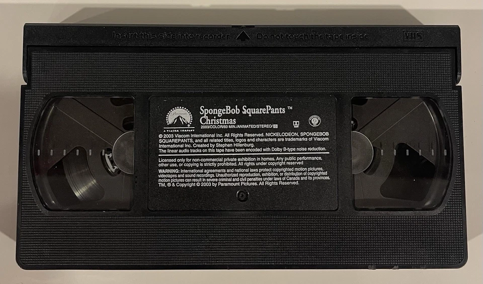 Spongebob Squarepants Nickelodeon Christmas VHS 2003 Tested Works 4 Episodes - Image 4 of 4