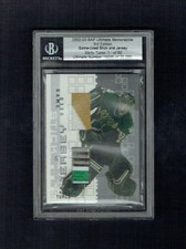 2002-03 BAP Ultimate Memorabilia Marty Turco Game Used Stick and Jersey #01/50