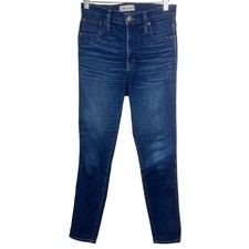 Madewell The Perfect Vintage 10" High Rise Skinny Jeans Women 25 Dk Wash B38