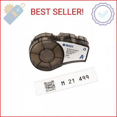 Brady Authentic (M21-750-499) Multi-Purpose Nylon Label for General ID, Wire Mar