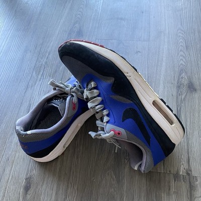 Nike Air Max 1 London Home Turf QS Grey Blue 587921-005 Men's Size 9.5