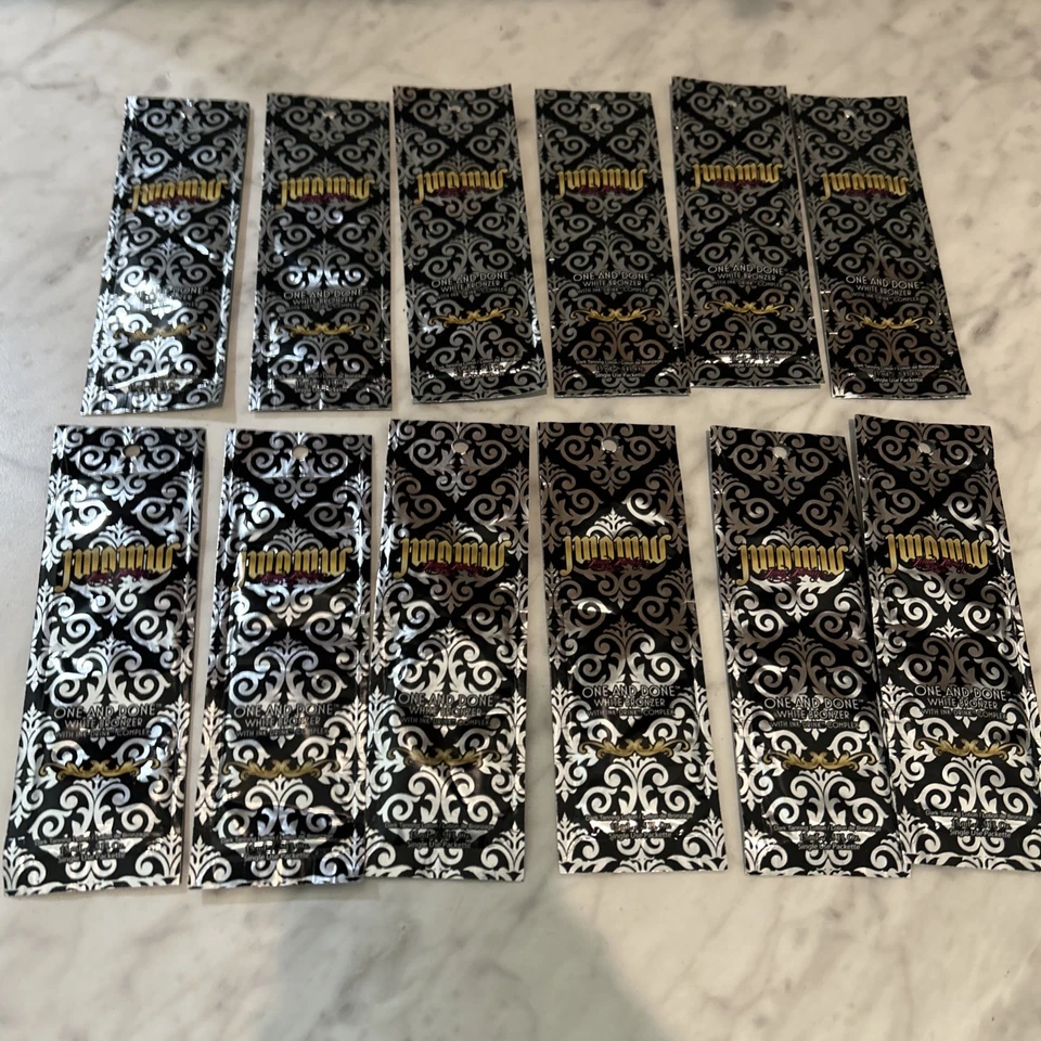Lote de 12: paquetes de bronceador blanco Australian Gold JWOWW uno y hecho .5 oz. Foto 2 de 4