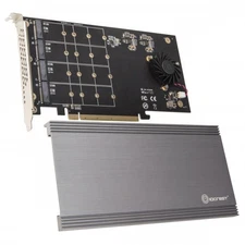 SYBA SI-PEX40161 PCI-Express 3.0 x16 PCI-Express Quad M.2 PCIe 3.0 x4 PCIe x16