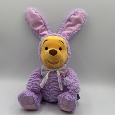 Disney Store Easter Winnie The Pooh Bunny Ears Purple 15 Plush 2022 So Soft