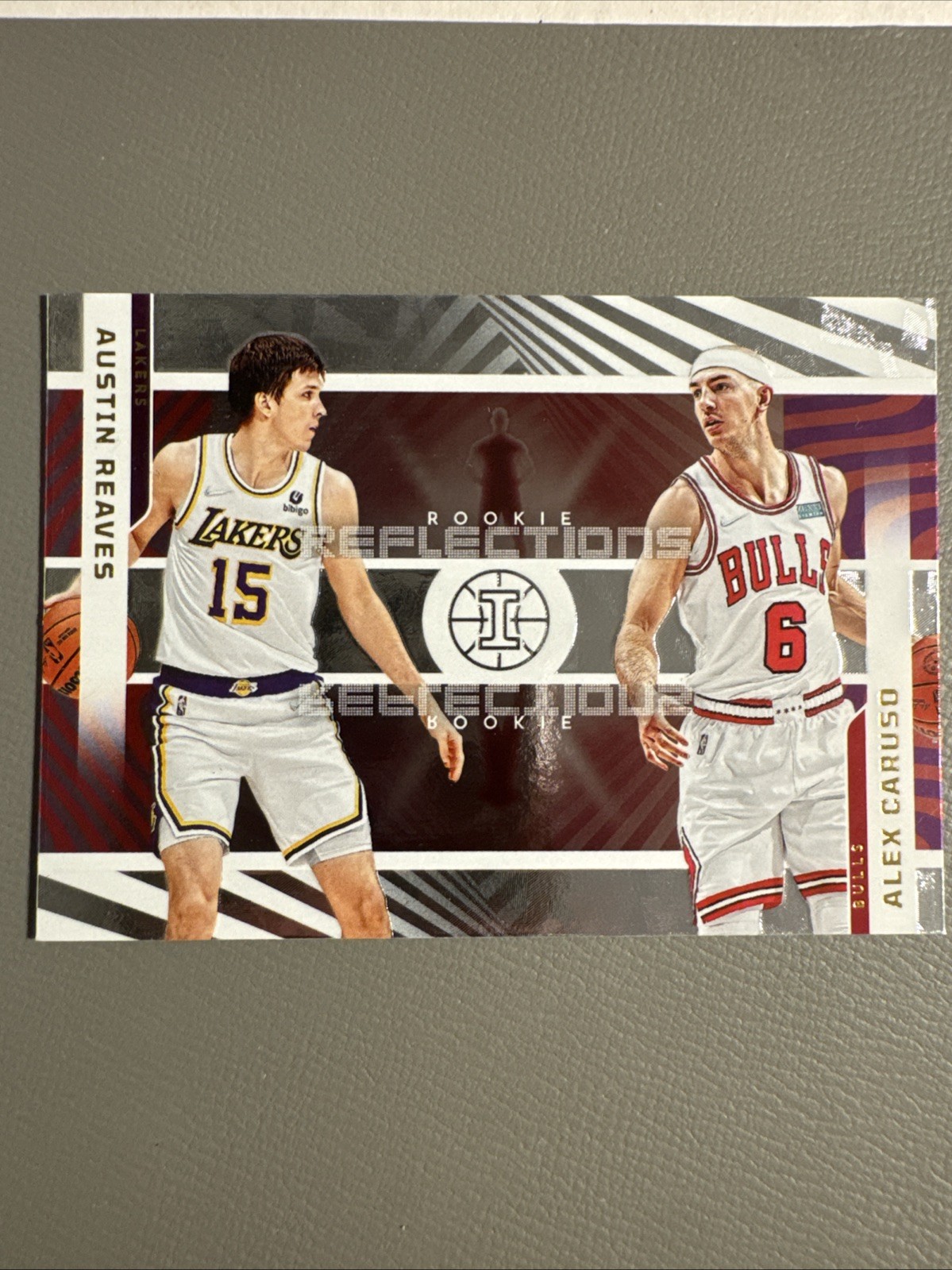 2021-22 Panini Illusions -Rookie Reflections Austin Reaves, Alex Caruso #18 (RC)