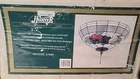 (1) Vtg Hunter Tiffany Stained Glass "Harvest" Shade Bronzed Copper Trim...