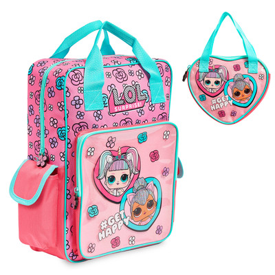 Surprise! Handbag and Backpack with Unicorn and Kitty