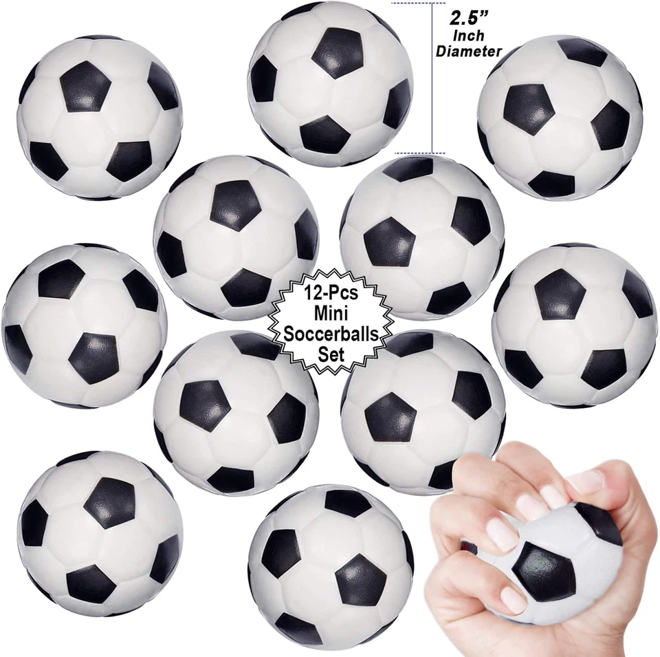 Mini Sports Balls for Kids Party Favor Toy, Soccer, Basketball, Football, Baseba - Image 2 of 4