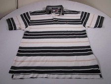 Vintage Tommy Hilfiger Polo Shirt Mens Medium Striped Classic 90s Rugby