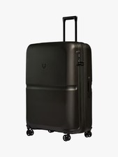 Antler Single Stripe 4-Wheel 81cm Large Black Expandable Suitcase [Scratched]
