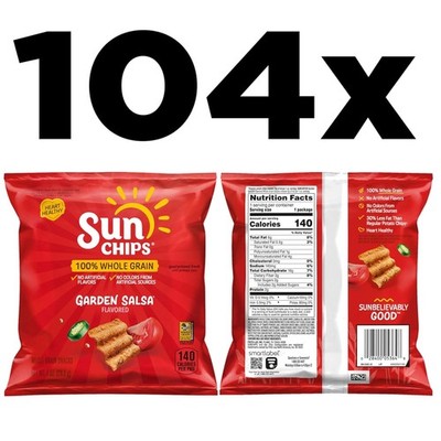 Garden Salsa Grain Chips, 104 Pack, No Artificial Flavors