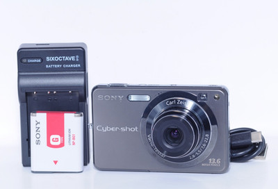 Sony Cyber-shot DSC-W300 Gunmetal 13.6MP Digital Camera Flash Not Working