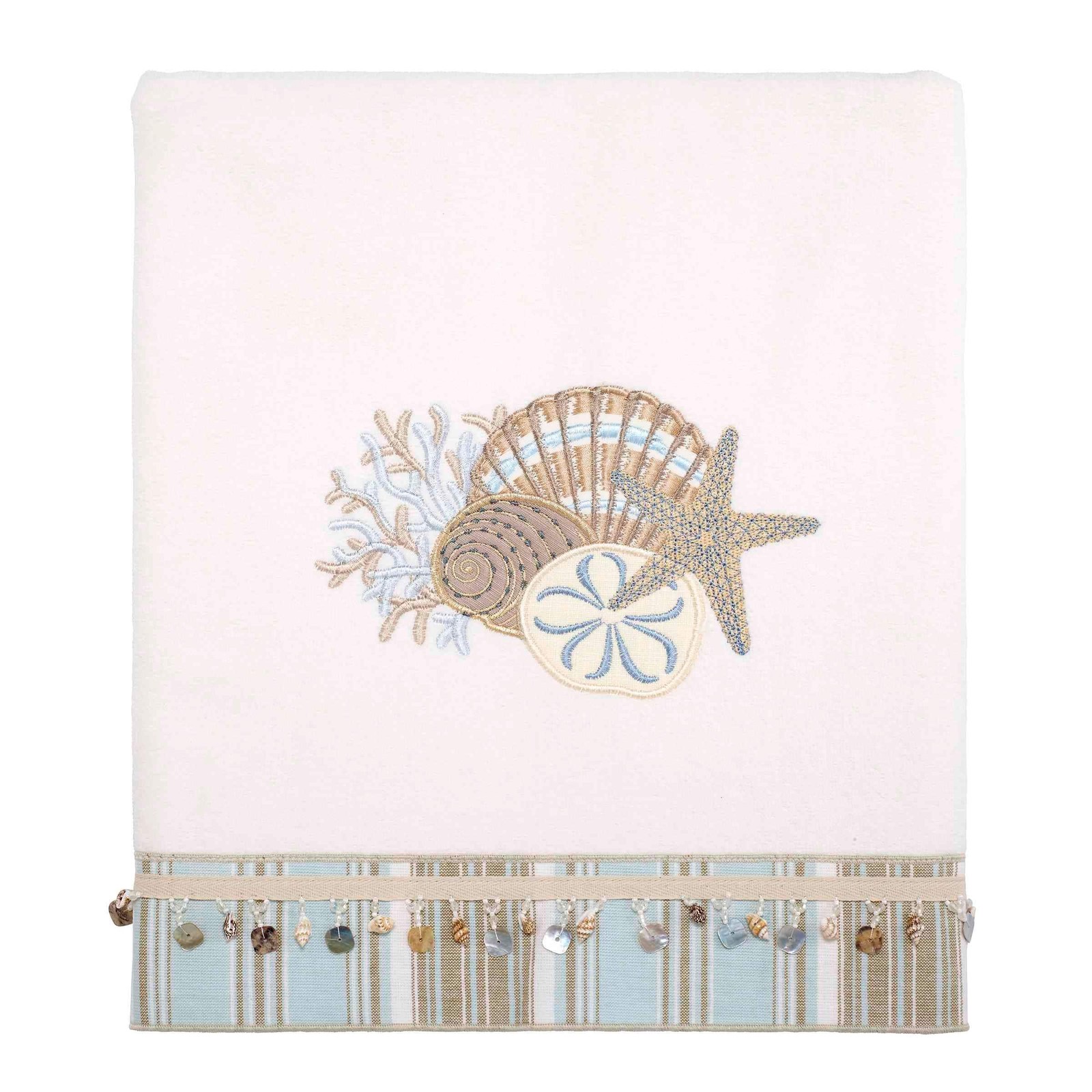 Avanti Linens By The Sea White Bath Towel