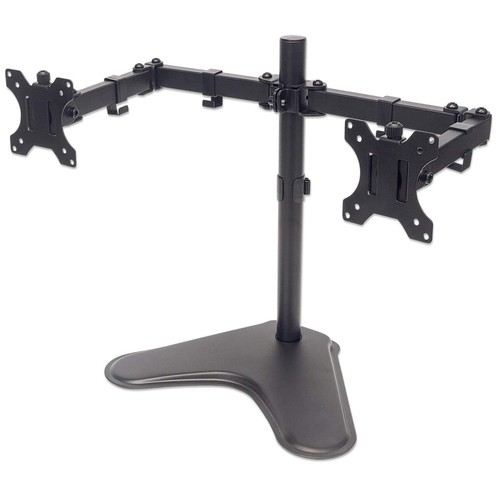 Manhattan Dual Desk Mount for Tv & Monitors Full Motion for Screens: 10-27"" Stan