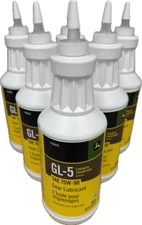 John Deere OEM 75w90 Synthetic Gear Lubricant TY26375 32oz (6x1Qt)