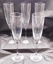 Schott Zwiesel (5) Fluted Champagne 9 ½ inch Crystal Glassware