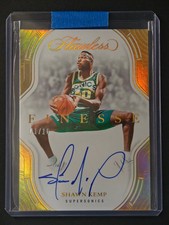 Shawn Kemp 2024-25 Panini Flawless Basketball Finesse Signatures Gold 01/10 [3hk