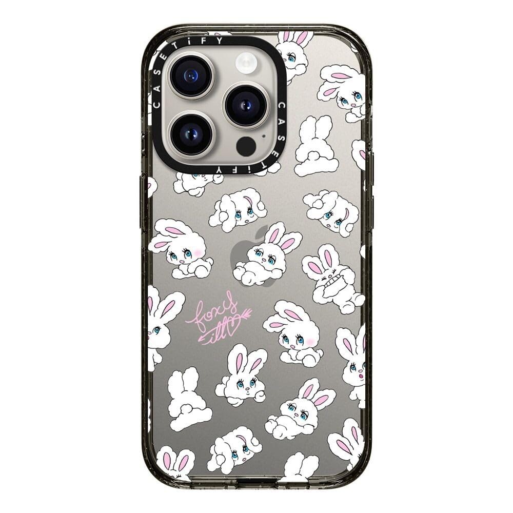 CASETiFY Impact iPhone 15 Pro Case MIL-STD-810G 4x Drop Tested 2.5m Protection - Bunnie Design-image