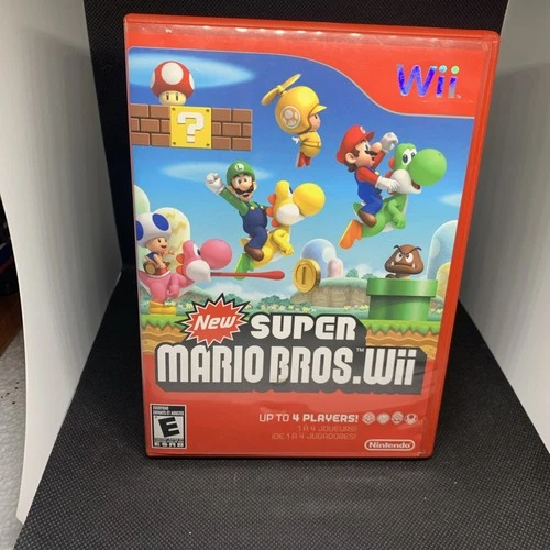 Nintendo New Super Mario Bros. Wii, Multiplayer, Wth Manual (Not Tested)