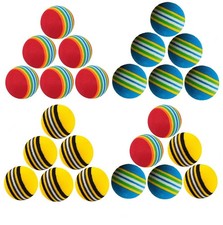 24 Pcs Colorful Soft Foam Rainbow Play Balls For Pet Dog and Cat 42cm Ethyl...