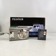 Fujifilm Digital Camera FinePix F31fd 6.3MP Silver Tested - Battery and Charger