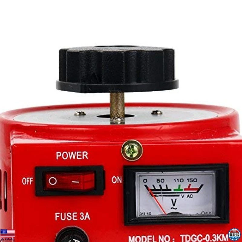 3A Variable Voltage Transformer 120VAC Input 0-120V Output 300W Max Converter - Image 3 of 4