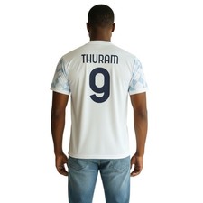 Maglia Thuram 9 Inter Away 2025 2026 Ghost Aqua Bianca ufficiale LC sport