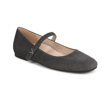 Limited stock VIONIC Alameda Mary Jane Flat - Graphite Grey Suede NEW WITH BOX