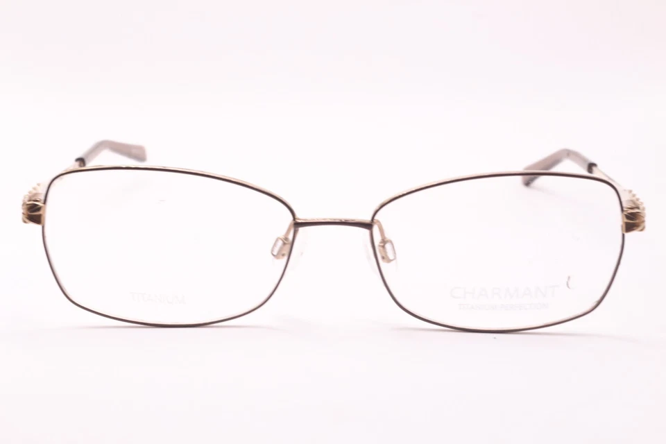 NUEVAS GAFAS CHARMANT TITANIUM PERFECTION CH29209 MARRÓN AUTÉNTICAS 54-16 Foto 2 de 4
