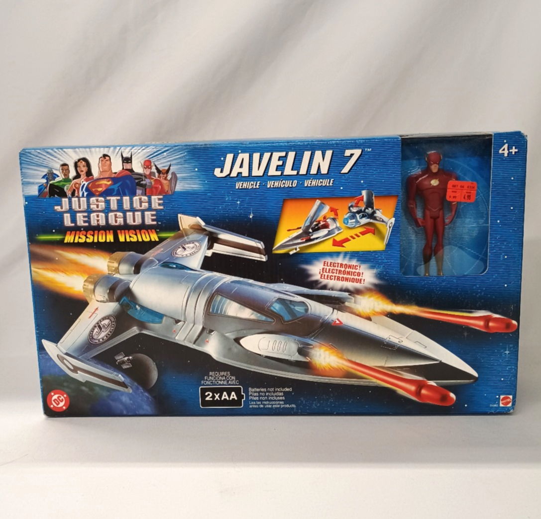 DC Justice League Animated Mission Vision Javelin 7 Vehicle Ship