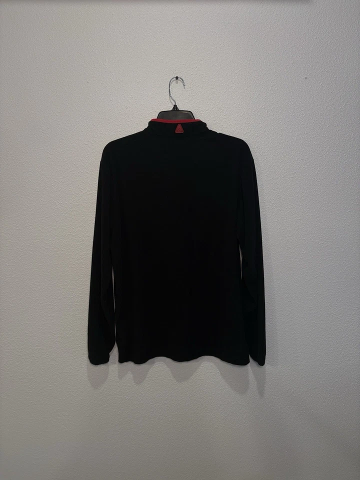 Mens Antigua NHL Redwings 1/4 Zip Thermal Long Sleeve Pullover Sz L - Image 2 of 4