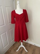 Muisol Red Fit And Flare Dress Size 2XL