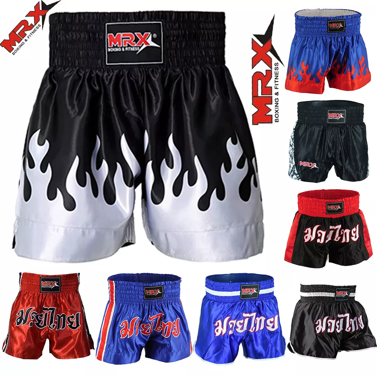 Short de combat de boxe homme MMA kick boxe arts martiaux équipement Muay  Thai U