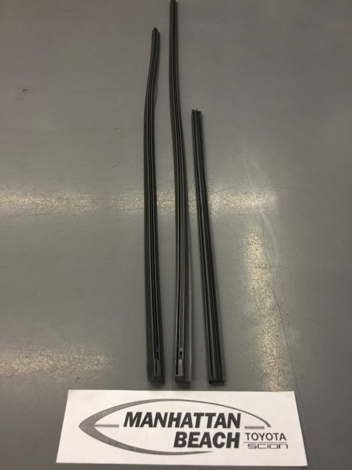 2010-2024 4RUNNER Front and Rear Windshield Wiper Inserts NEW Genuine ...